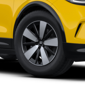 Aluminijasta platišča 19" spredaj, 5-kraka zasnova, absolutno črna in svetlo obdelana